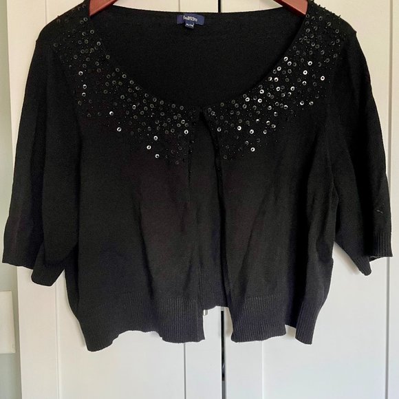 Black Shrug with sequins - Picture 1 of 6